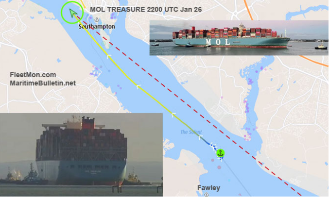 THE联盟中国始往欧洲海运集装箱船发生故障,注意船期延误