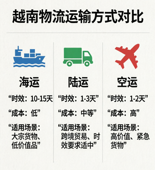 东莞到越南物流专线海运陆运空运
