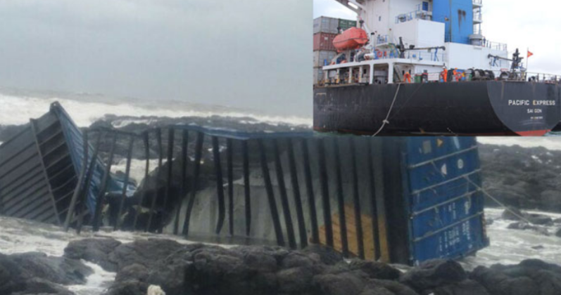 越南海运集装箱船丢失了10个集装箱,越南专线物流资讯